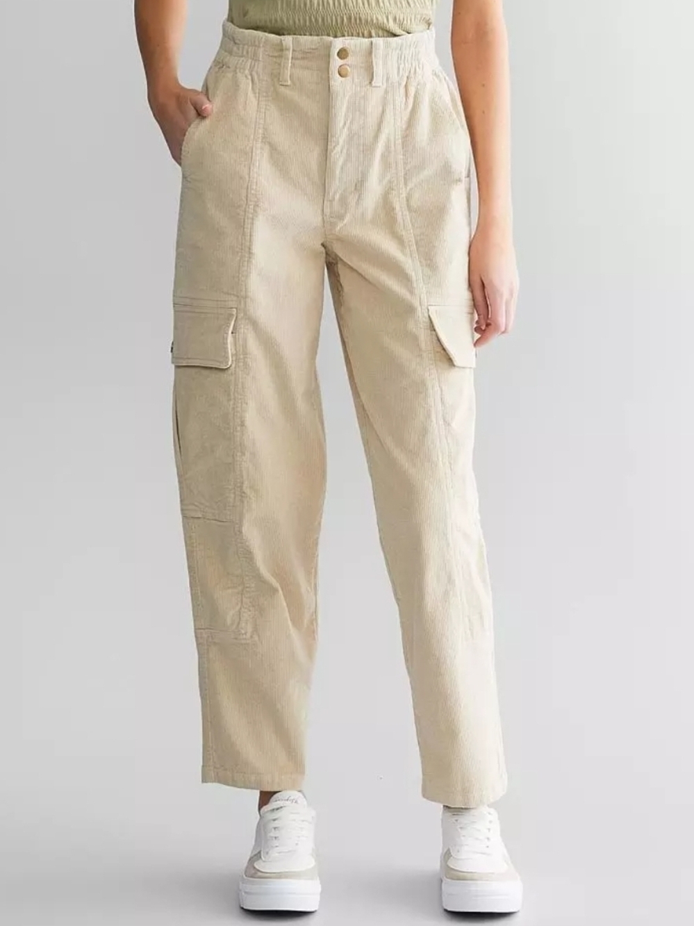 PacSun Women's Beige  Utility Cargo Track Pants Size M